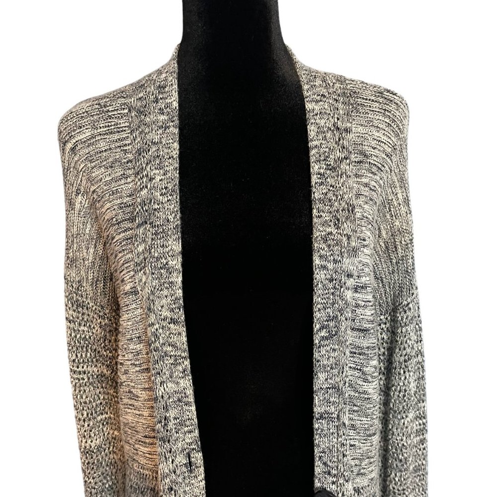 Vince Knit Cardigan XS Gray Longline Lightweight Spring Soft Gray Costal‎ - Picture 2 of 9